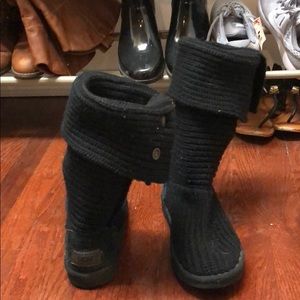 Black Sweater Boot Uggs